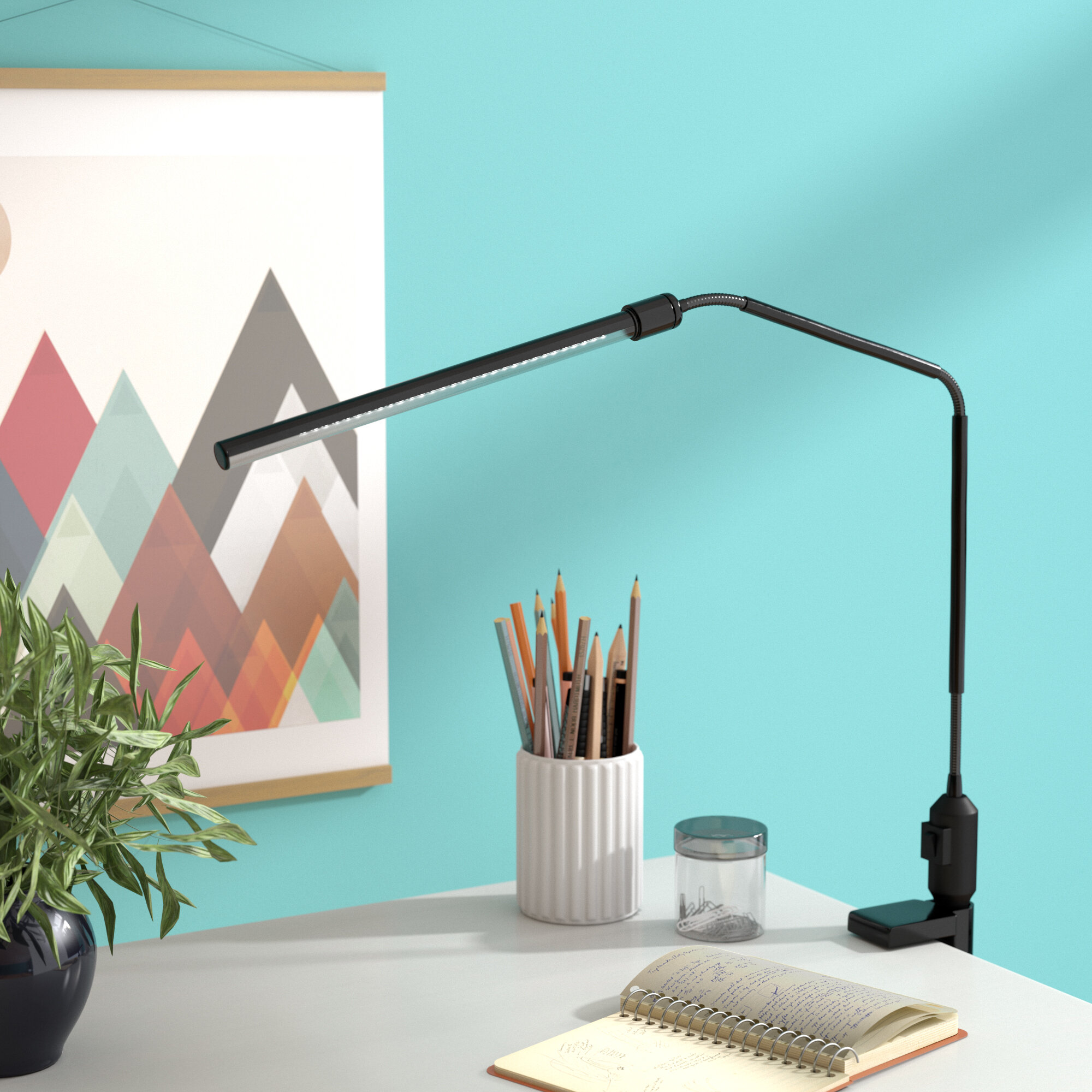 led clamp desk lamp