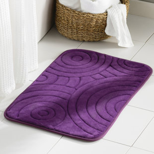 Purple Bath Rugs Mats You Ll Love Wayfair Wayfair Basics Circles Bath Rug