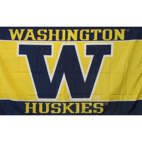 Washington Huskies Polyester 3 x 5 ft. Flag by NeoPlex