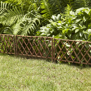 14 in. x 18 in. Willow Lawn Edging (Set of 12)