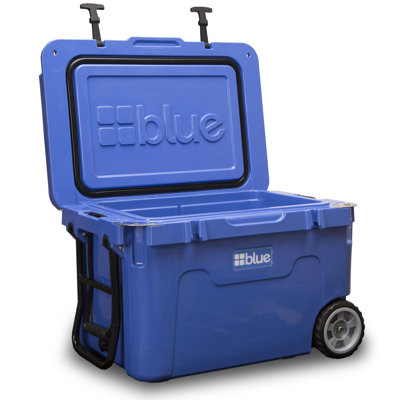 Blue Coolers 55Q Ice Vault With Wheels  Blue Blue Coolers Color Blue