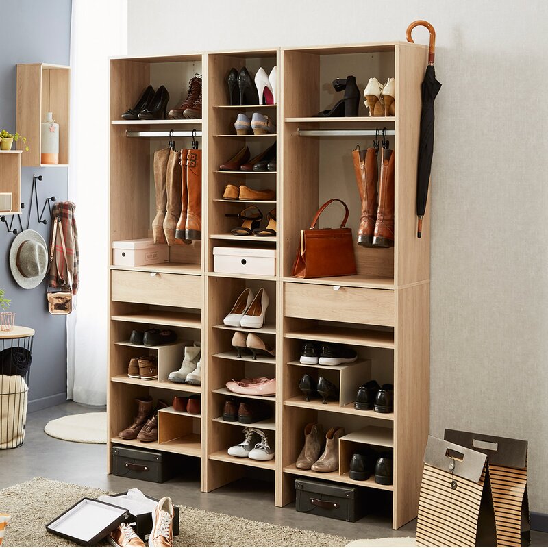 shoe and boot storage cabinet