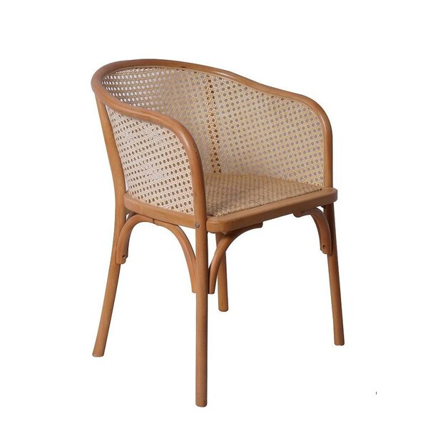 Cara Rattan Arm Chair (Set Of 2) By Bayou Breeze