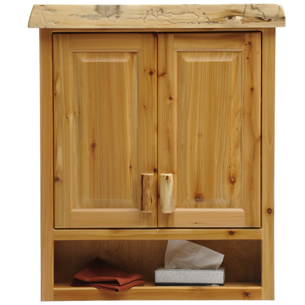 Cedar 32 W x 36 H Wall Mounted Cabinet by Fireside Lodge