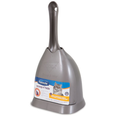 Petmate Scoop 'N' Hide Litter Scoop Petmate Color: Brushed Nickel