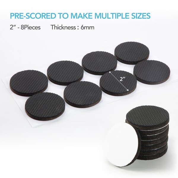 Self-Adhesive for Home for Kitchen Practical Table Rubber Pads Easy to Use Protector Rubber Pad 