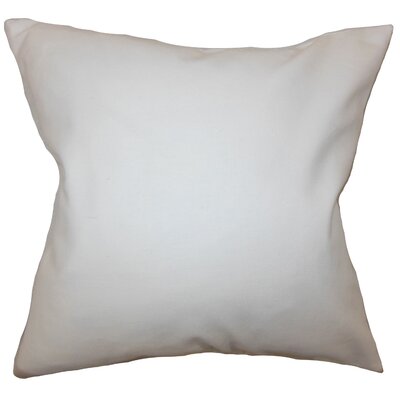 Mabel Solid Bedding Sham The Pillow Collection Size: King, Color: White