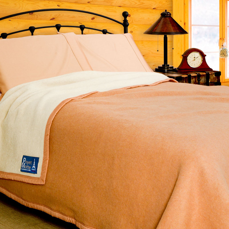 Latitude Run Skelly Heavyweight 100 Wool Blanket & Reviews Wayfair.ca