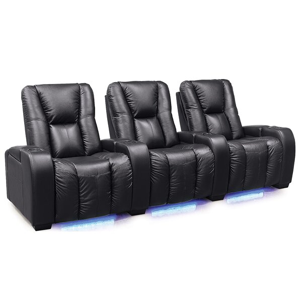 Neville Manual Reclining Home Theater Sofa (Row Of 3) By Palliser Furniture