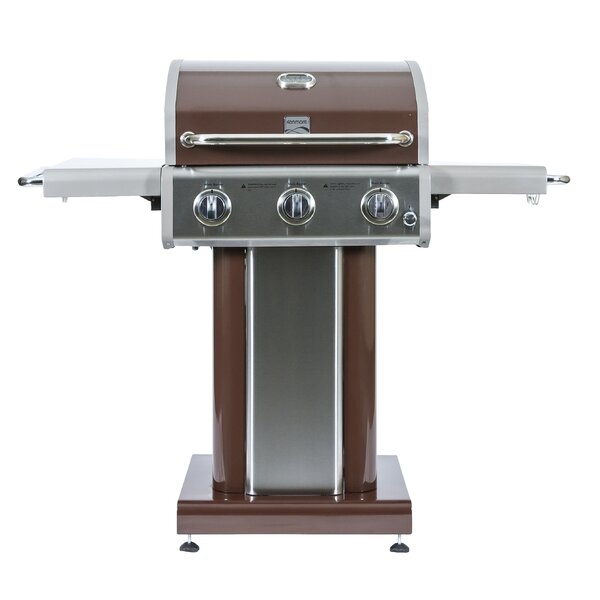 3 Burner Propane Gas Grill with Side Shelves by Kenmore