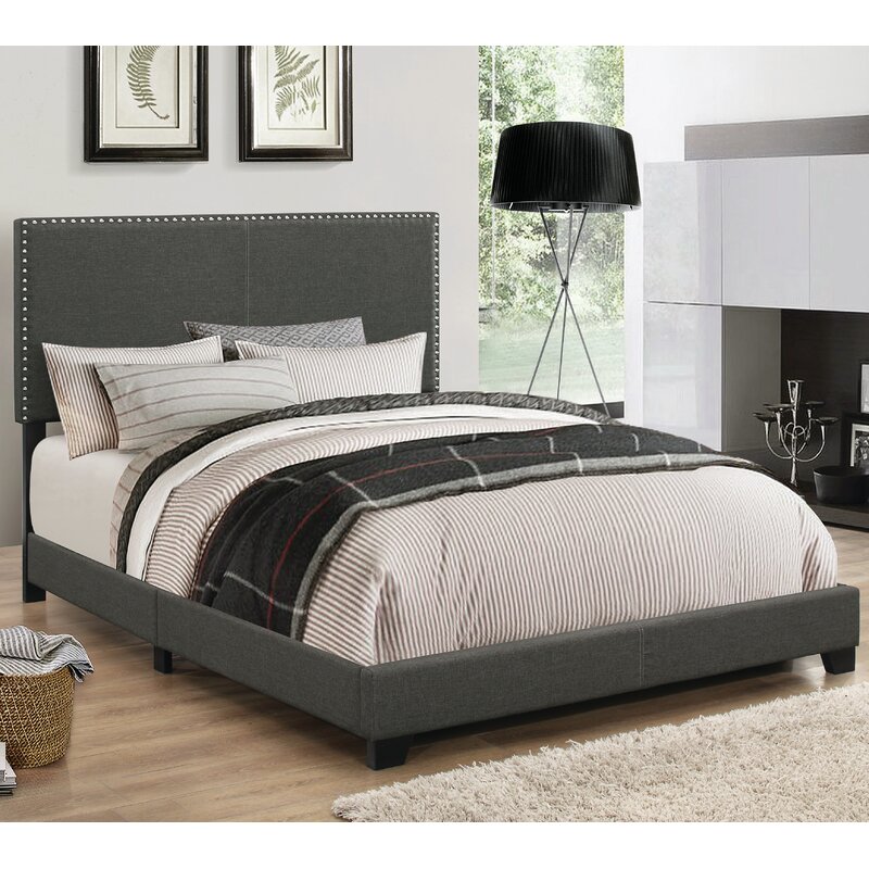 Amesbury Upholstered Standard Bed & Reviews | Joss & Main