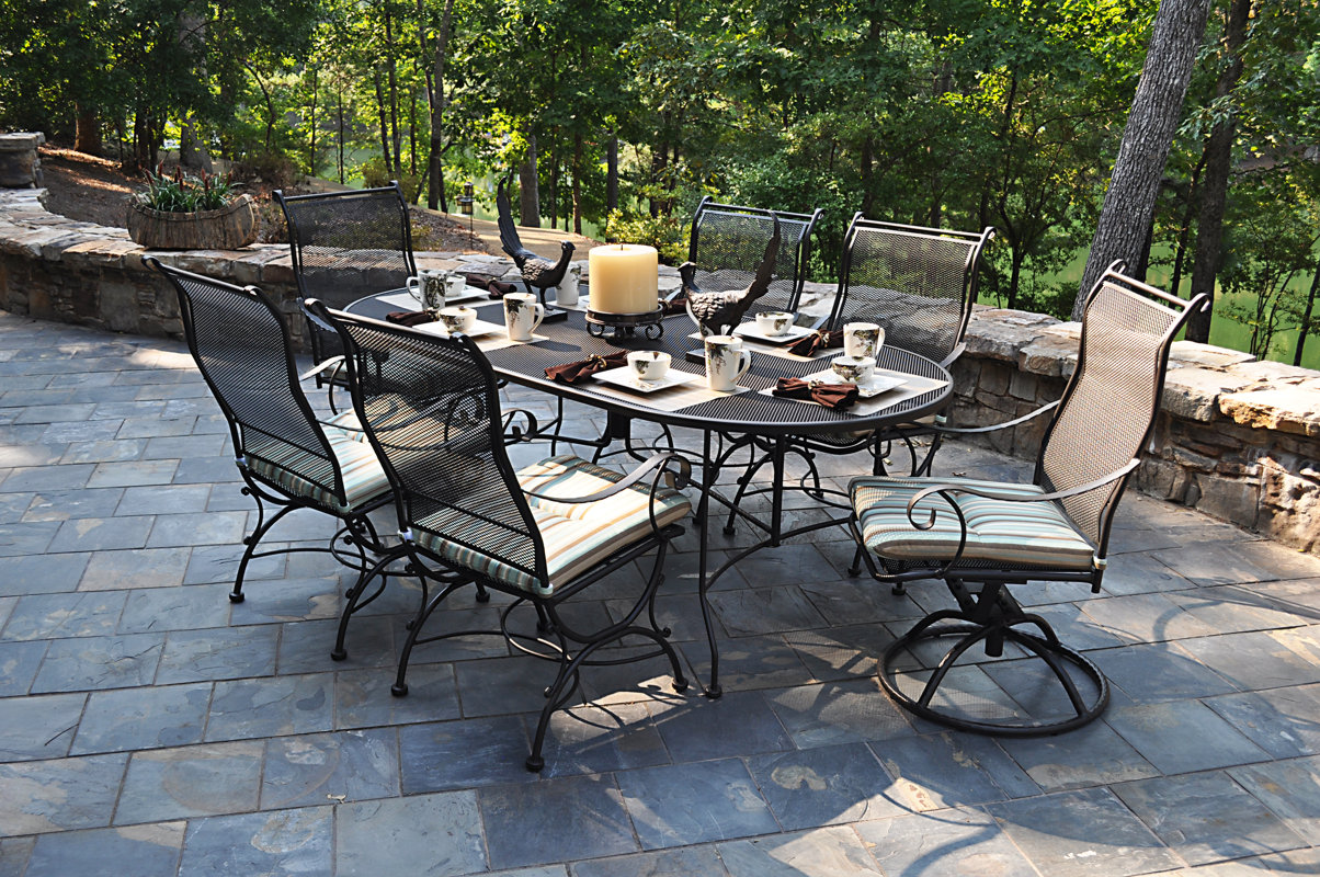 Meadowcraft Alexandria Swivel Patio Dining Chair & Reviews Wayfair