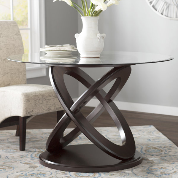 Chelvey Wood/Glass Dining Table By Charlton Home Best Design