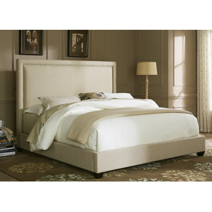 Dellinger Upholstered Panel Headboard by Darby Home Co