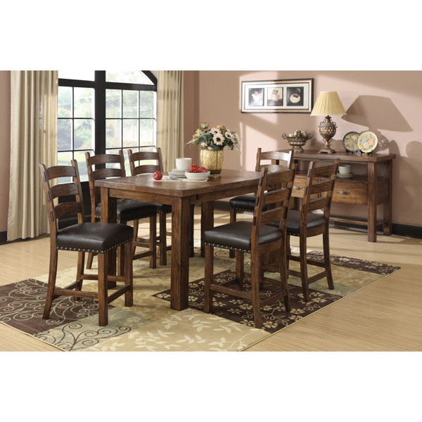 Lyons 9 Piece Counter Height Extendable Dining Set By Loon Peak Design