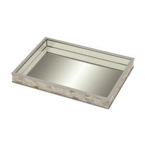 Wood Mirror Mop Tray