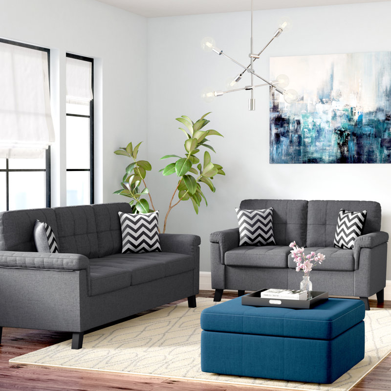 Zipcode Design Carli 2 Piece Living Room Set \u0026 Reviews  Wayfair.ca