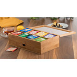 Bamboo Tea Box Tea Storage Accessories You Ll Love In 2021 Wayfair