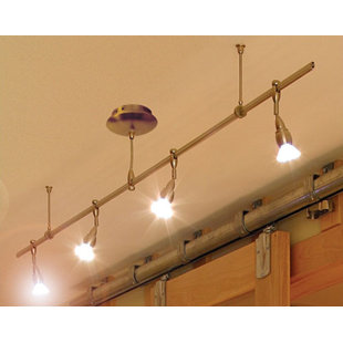 Modern Track Lighting View All Lights Allmodern Monorail 4 Light Straight Track Kit By Lbl Lighting