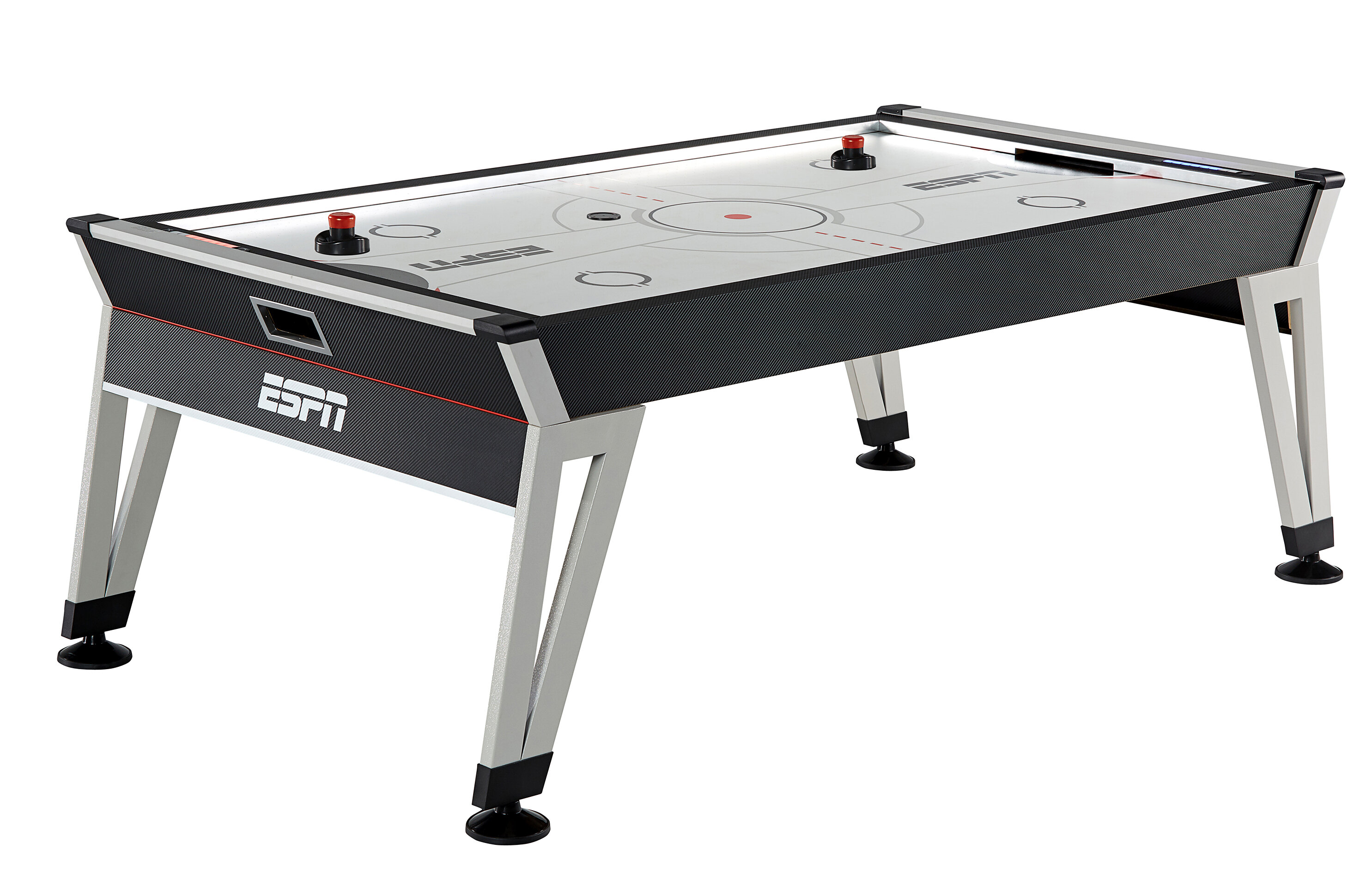 Espn 84 Two Player Air Hockey Table With Digital Scoreboard And