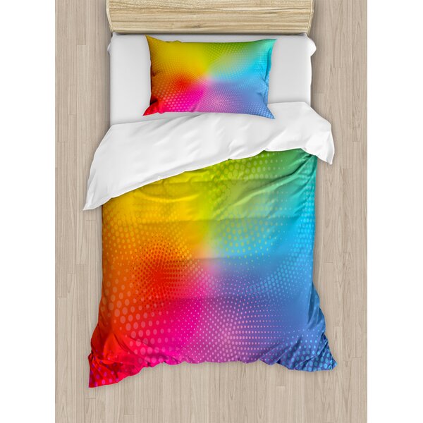 East Urban Home Rainbow Duvet Cover Set Wayfair