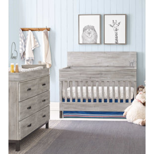barn wood baby crib