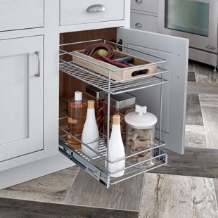 Kitchen Drawer Handles Wayfair 2 Tier Kitchen Cabinet Pull Out Drawer