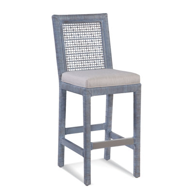 Pine Isle 30 Bar Stool Braxton Culler Frame Color Vintage Upholstery Black Buffalo Check