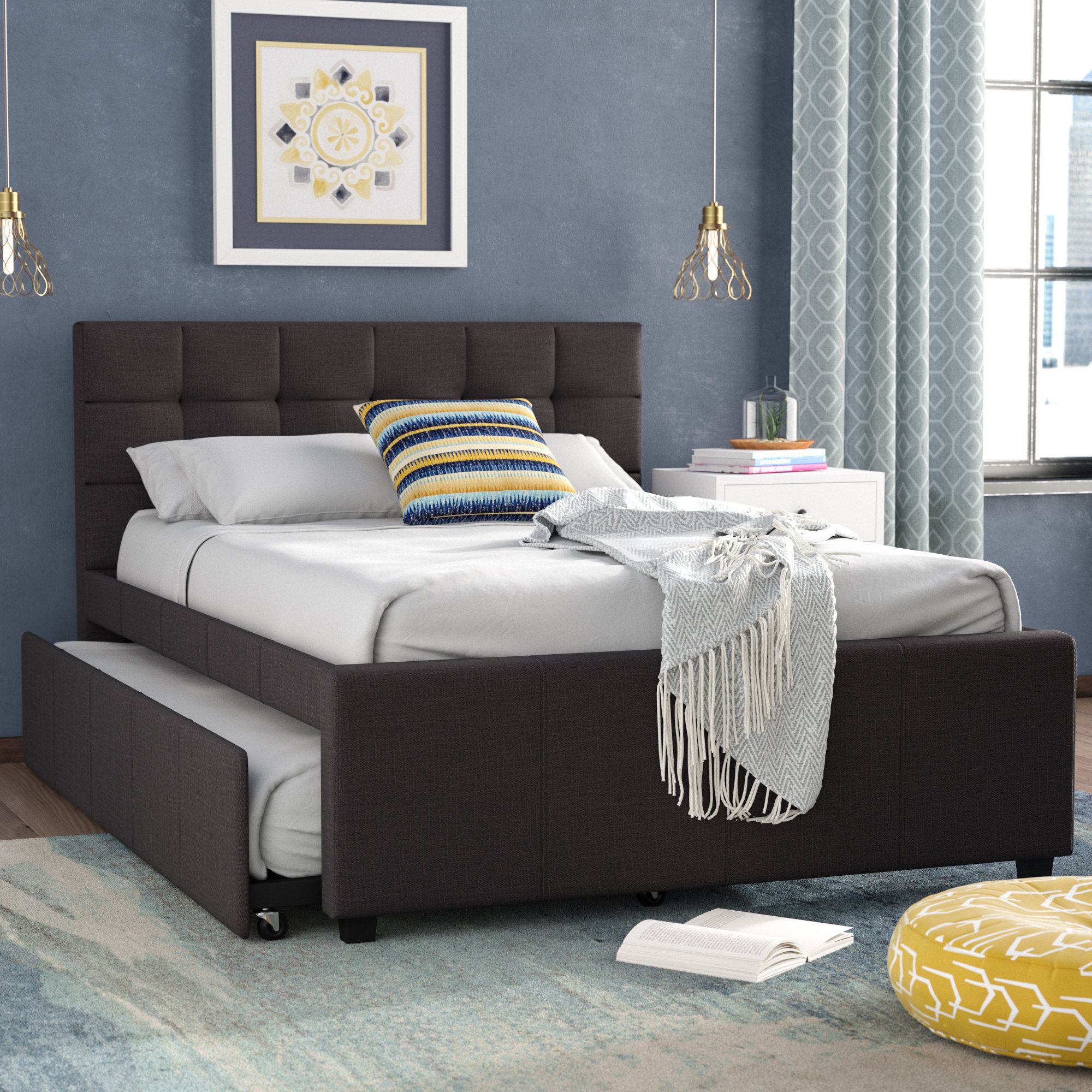 Thornton Upholstered Platform Bed Reviews Allmodern