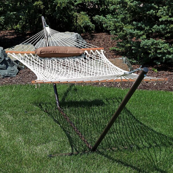 Kyleigh Cotton Hammock with Stand by Freeport Park