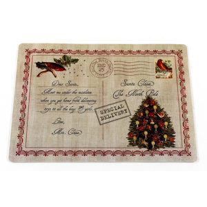 Letter to Santa Holiday Placemat (Set of 4)