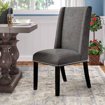 Alcott Hill Letitia Upholstered Parsons Chair Reviews Wayfair