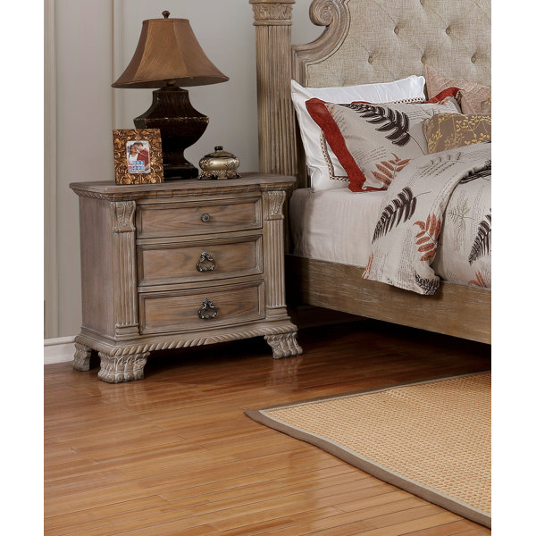 Kaydence 3 Drawer Nightstand By Rosdorf Park