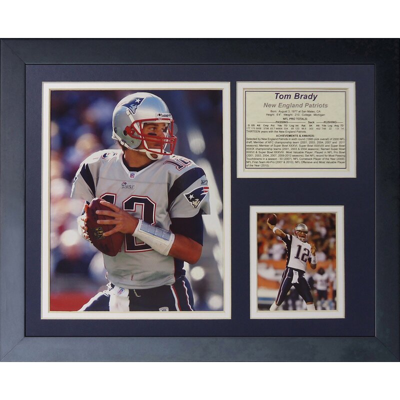 tom brady framed jersey