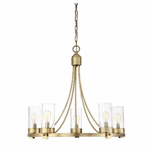 Delshire 5 Light Candle-Style Chandelier
