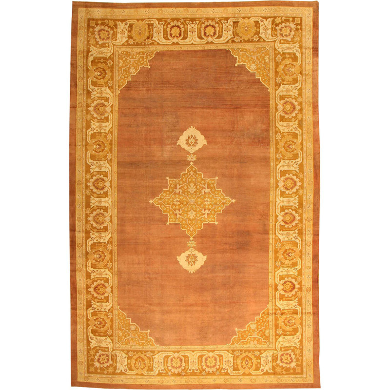 Nazmiyal Collection Amritsar Decorative Indian Antique Brown Gold