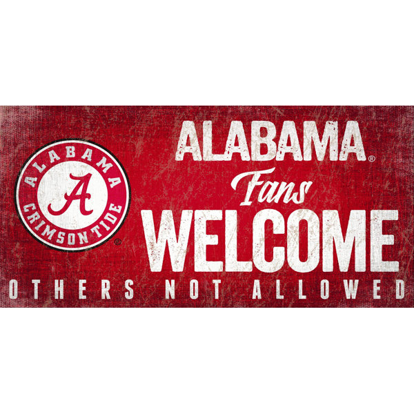 NCAA Fans Welcome Sign Wall Décor by Fan Creations