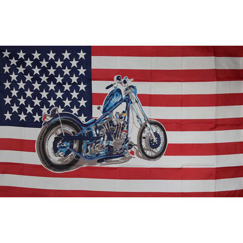 US Motorcycle Historical Traditional Flag by NeoPlex
