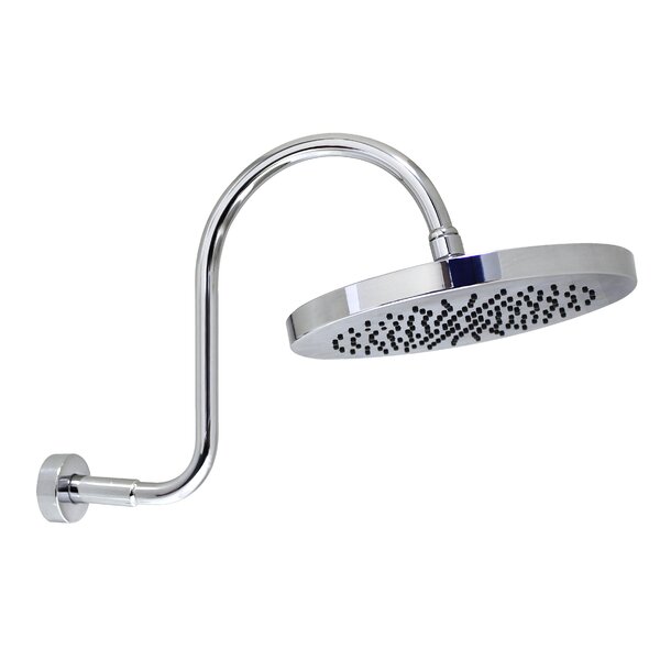 2.5 10 Rainshower Head and S Shower Arm with Flange by Modona