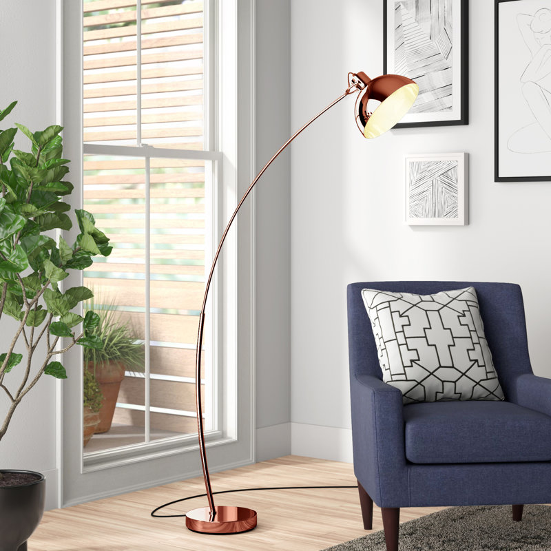 Zipcode Design Bran 160cm Arched Floor Lamp Reviews Wayfair Bran 160cm Arched Floor Lamp