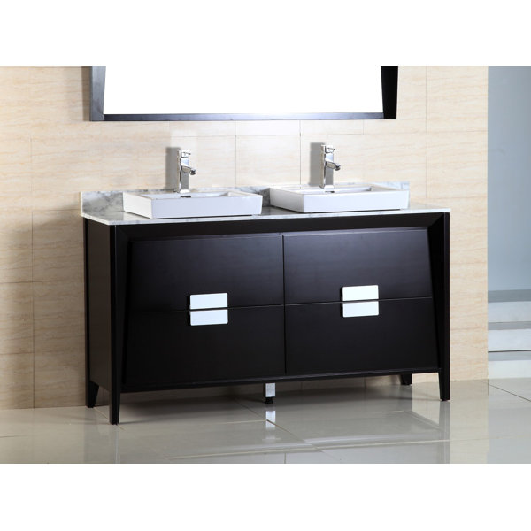 60 Double Sink Vanity Set by Bellaterra Home