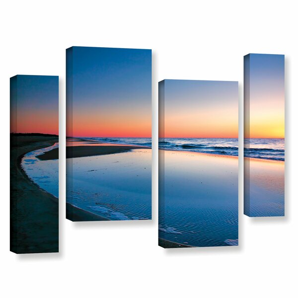 ArtWall Sea And Sand Ii by Steve Ainsworth 4 Piece Photographic Print ...