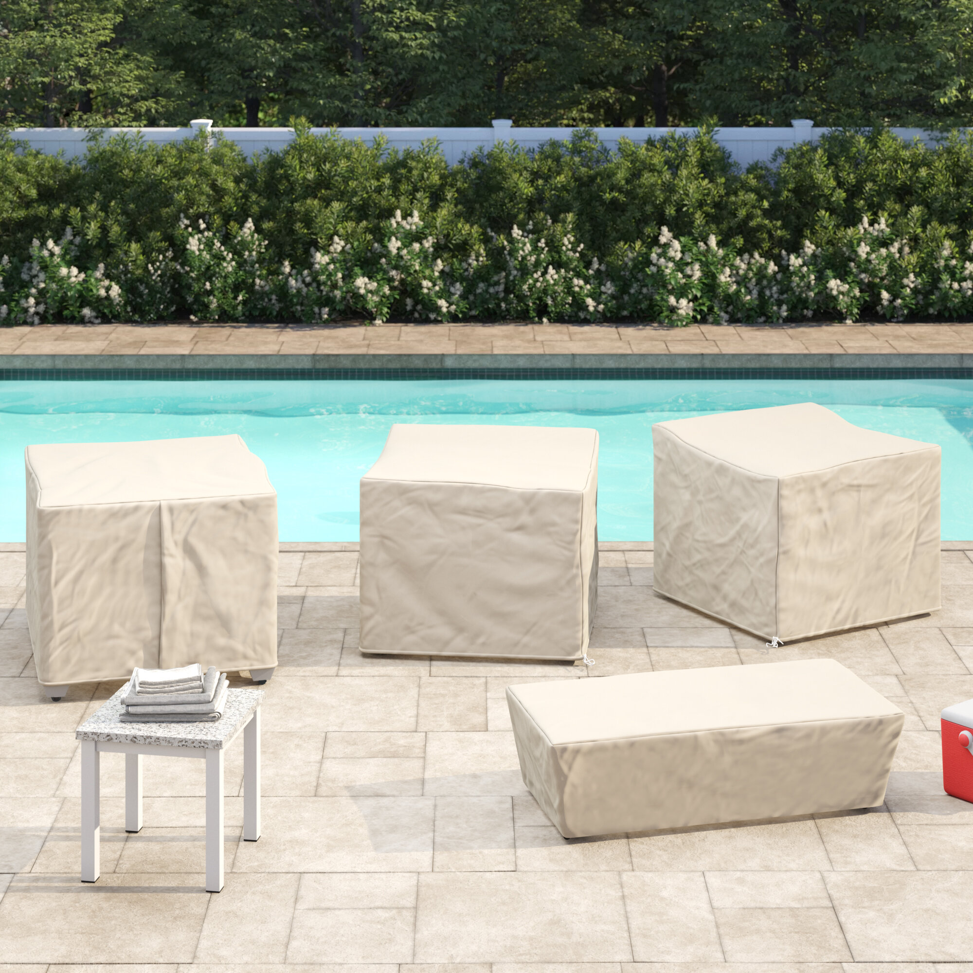 Sol 72 Outdoor Menifee Water Resistant Patio Furniture Cover Set Wayfair