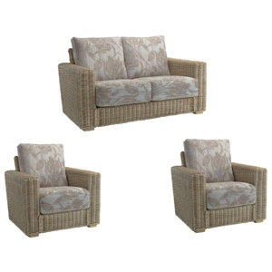 3-tlg. Wohnzimmer-Set Porto von Home Loft Concept