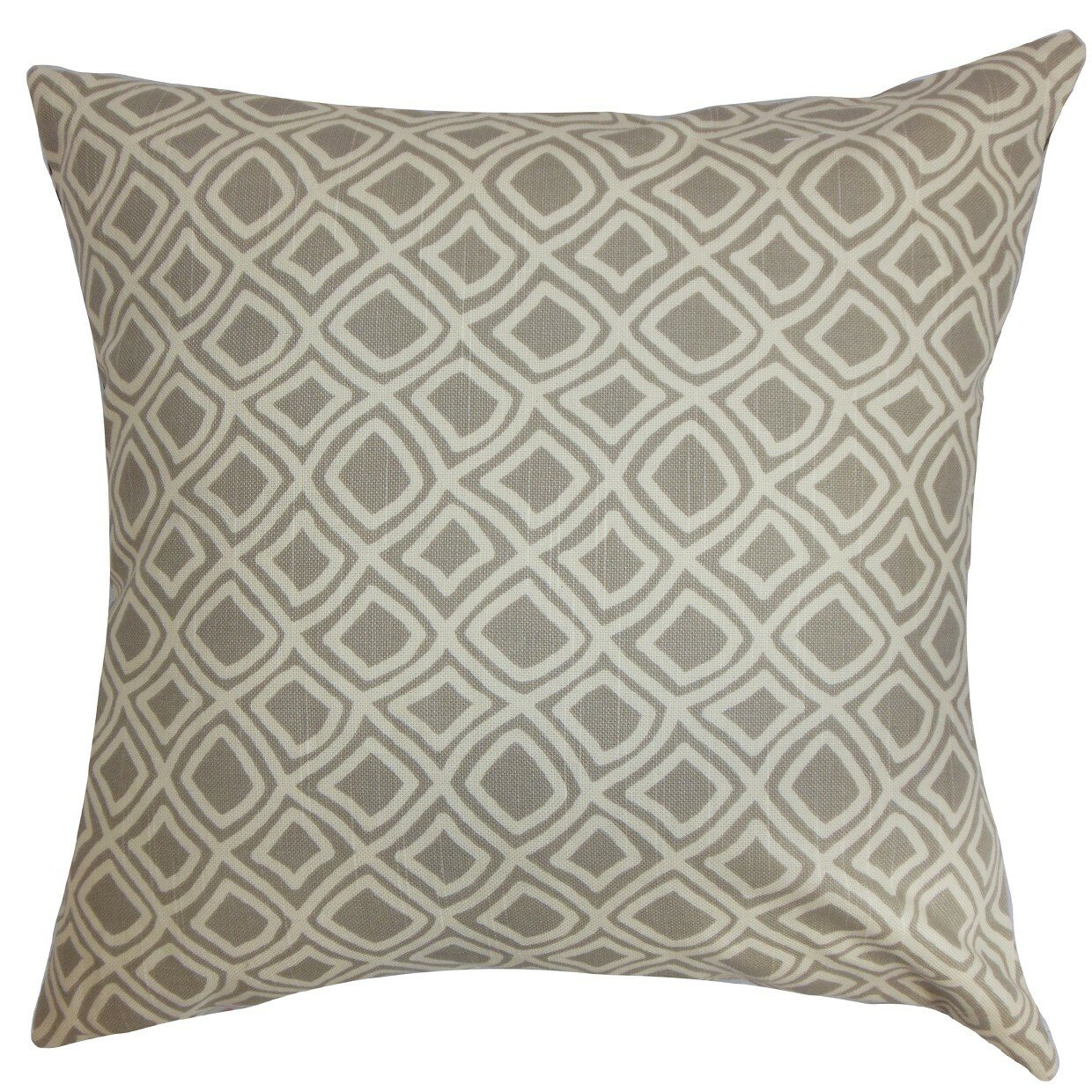 The Pillow Collection Iphigenia Floral Bedding Sham Gray King//20 x 36