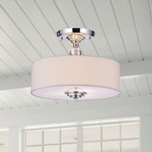 Luciano 3-Light Semi Flush Mount