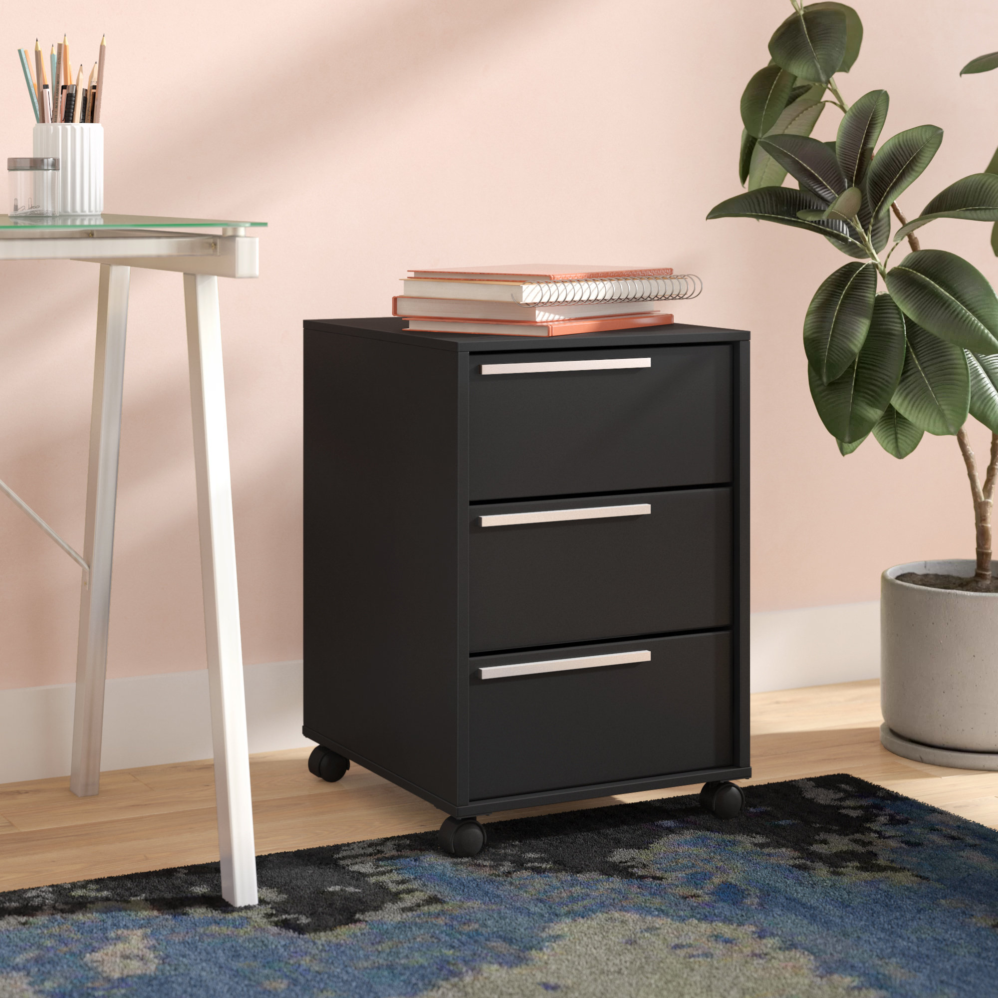 Comerfo 3 Drawer Vertical Filing Cabinet Reviews Allmodern
