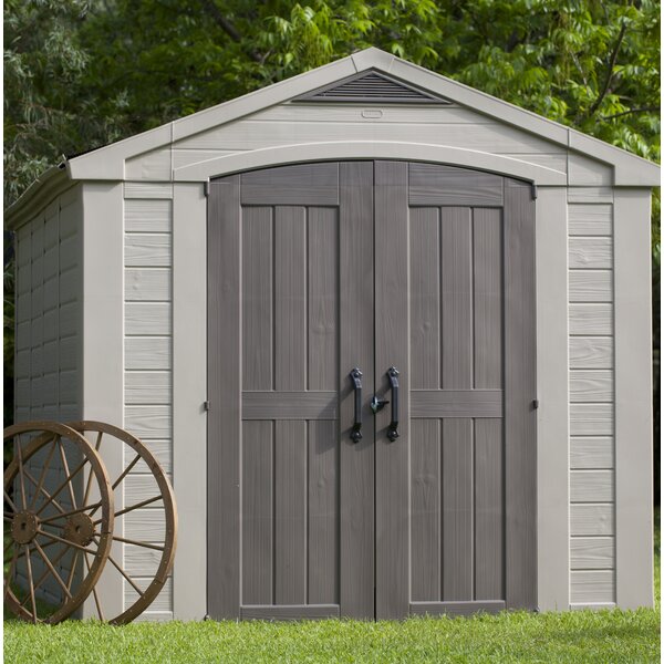 Keter Factor 8 ft. W x 11 ft. D Resin Storage Shed & Reviews | Wayfair