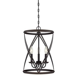 Isadora 3-Light Foyer Pendant