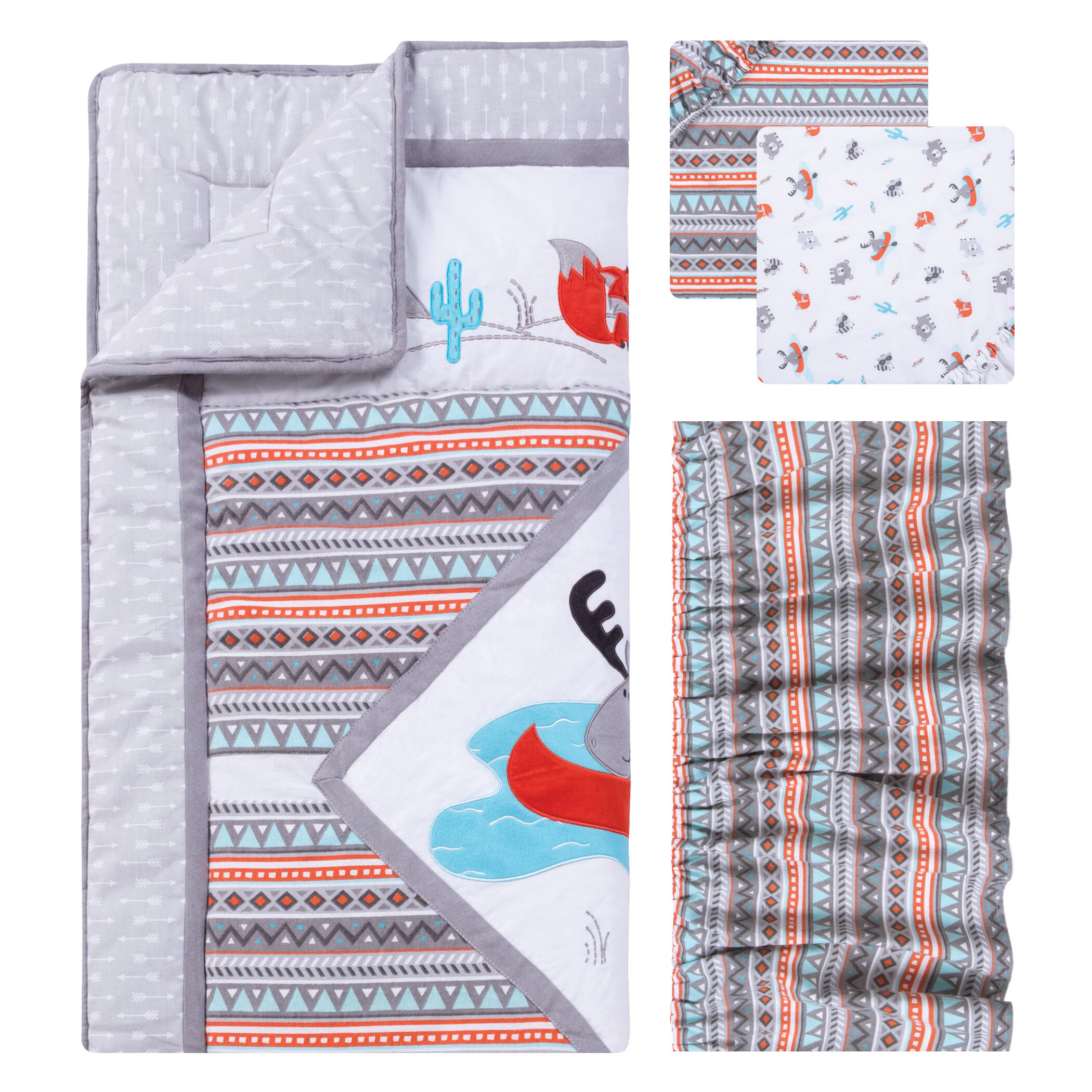 moose crib bedding